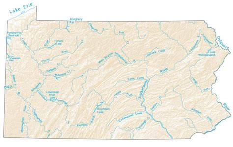 Key Principles of MAP Map Of Lakes In Pennsylvania